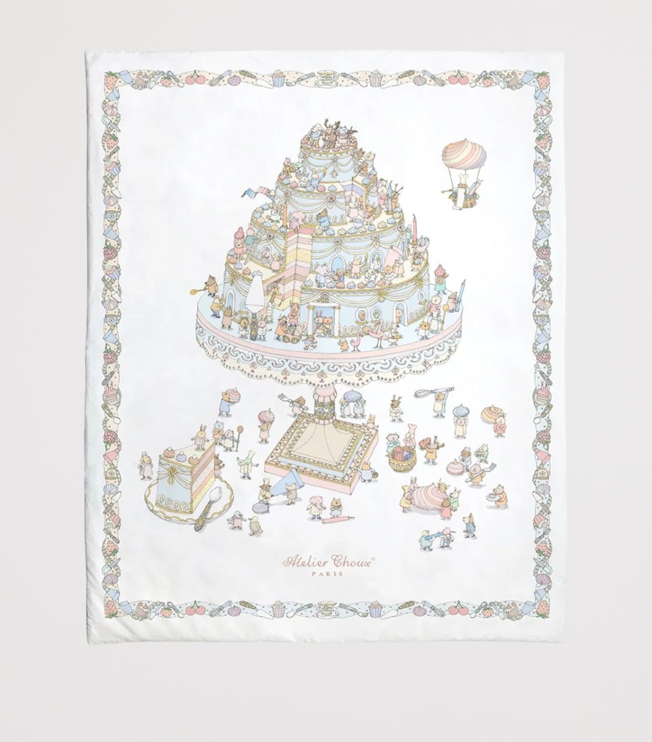 Atelier Choux Reversible Quilt (100cm x 130cm) Le Gateau Image 2