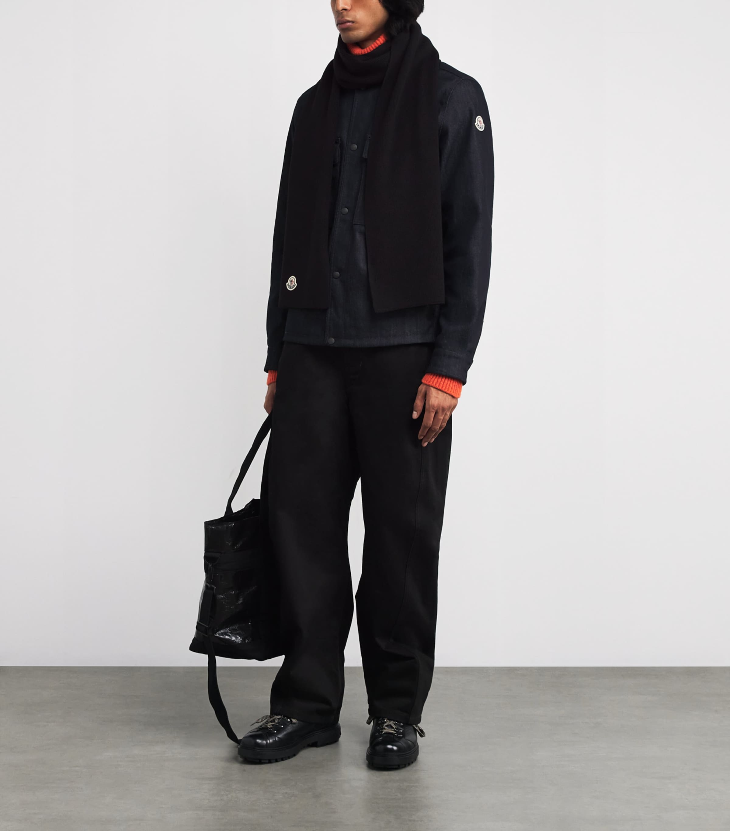 Wool Logo Scarf 999 Image 3