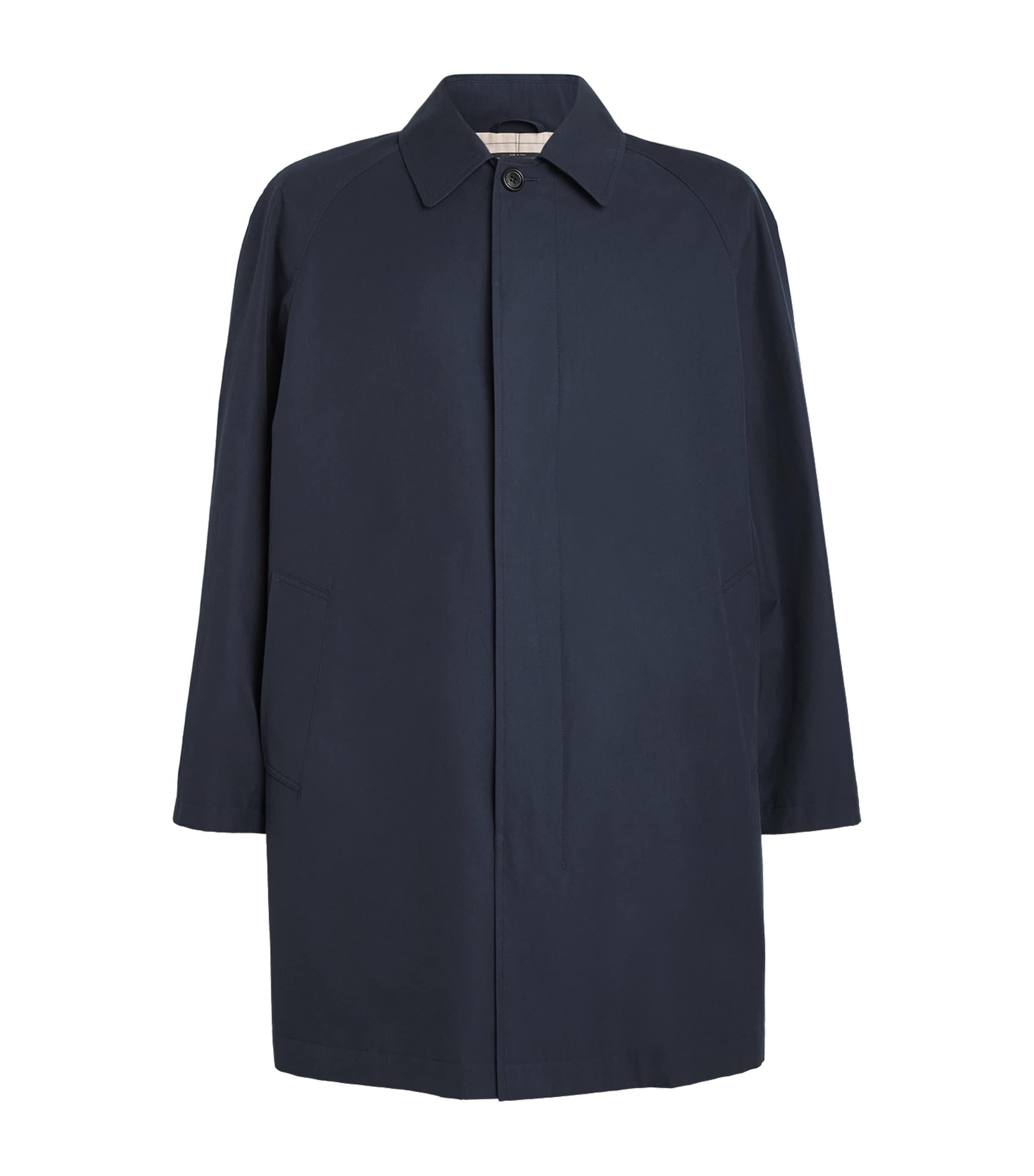 DUNHILL COTTON TWILL CAR COAT