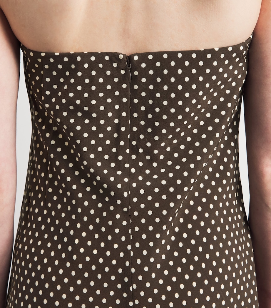 Matteau Womens Silk Polka Dot Maxi Dress Plka Dot Plk Chc Image 5