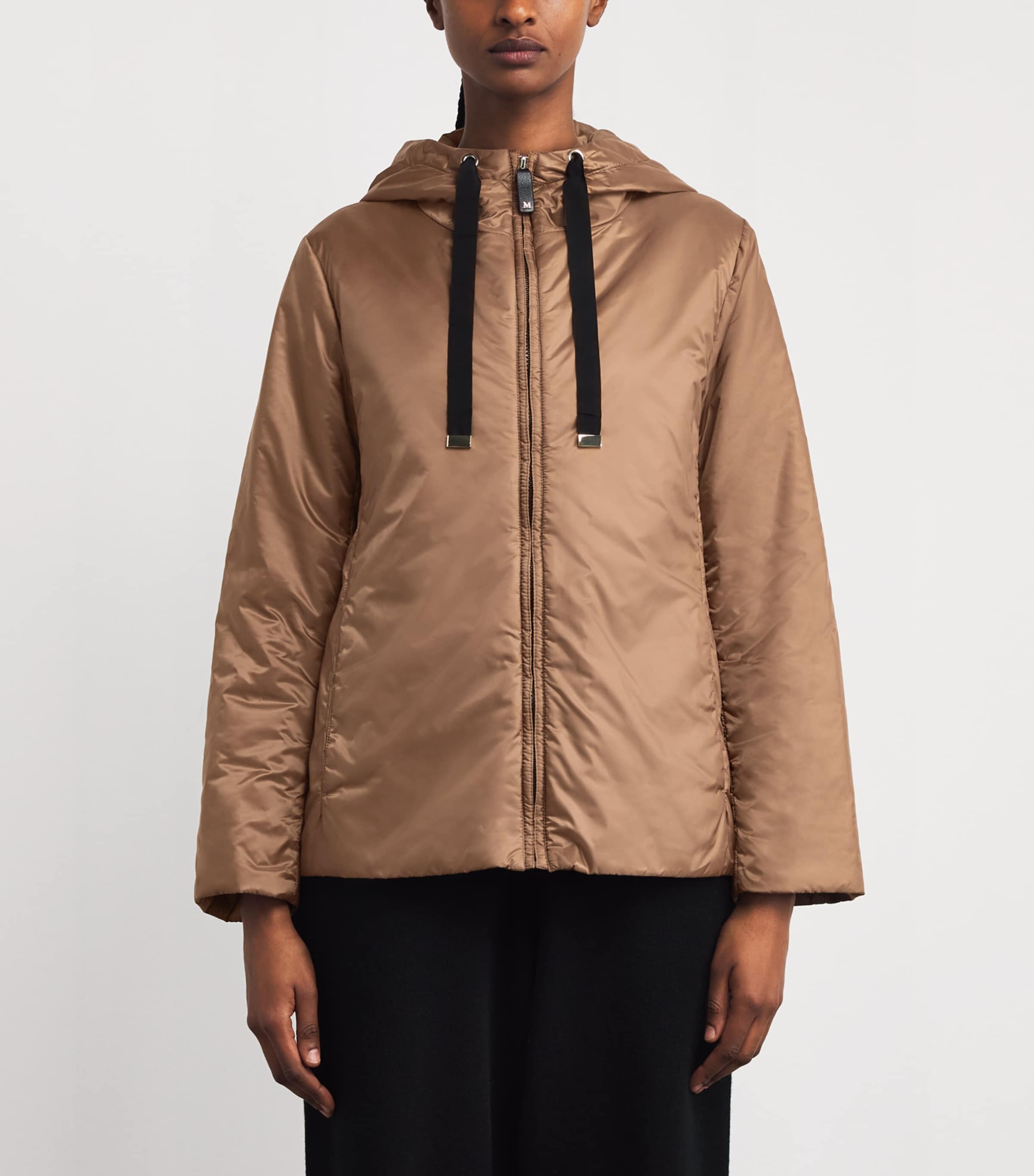 Water-Repellent Padded Jacket CARAMEL Image 3