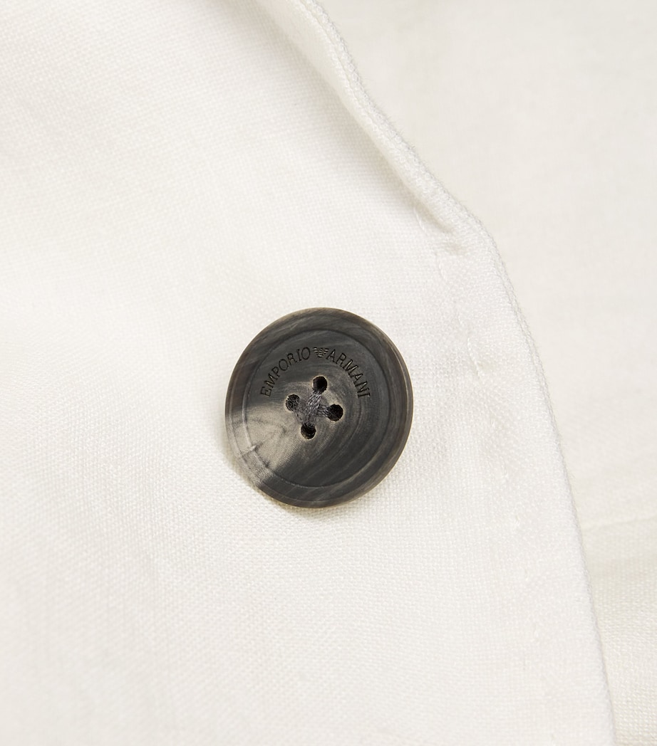 Linen Single-Breasted Blazer 101 Image 5