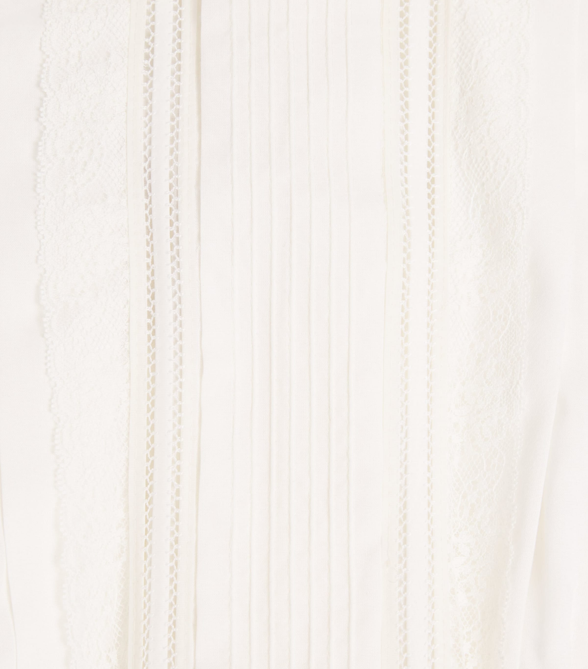PEPA LONDON Panelled Lace Bodysuit (6 Months-2 Years) Ivory Image 3