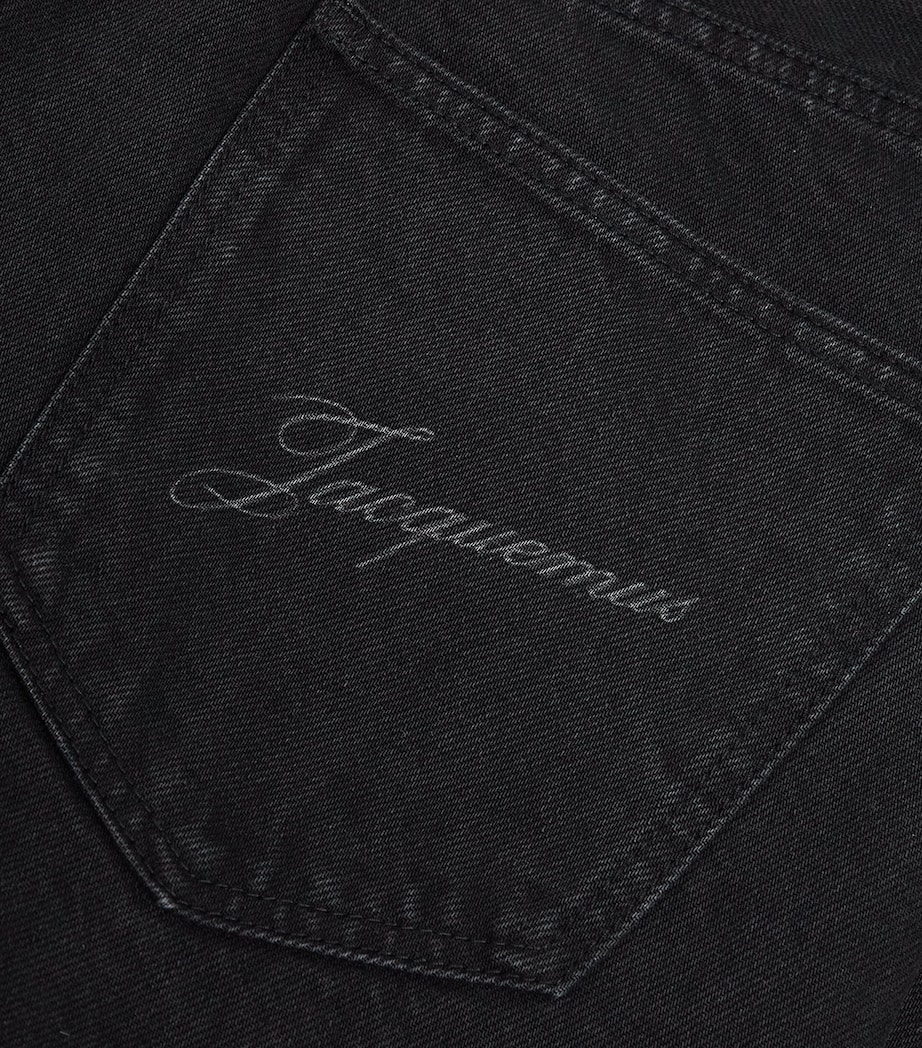 Straight-Fit Jeans 990-BLACK Image 5