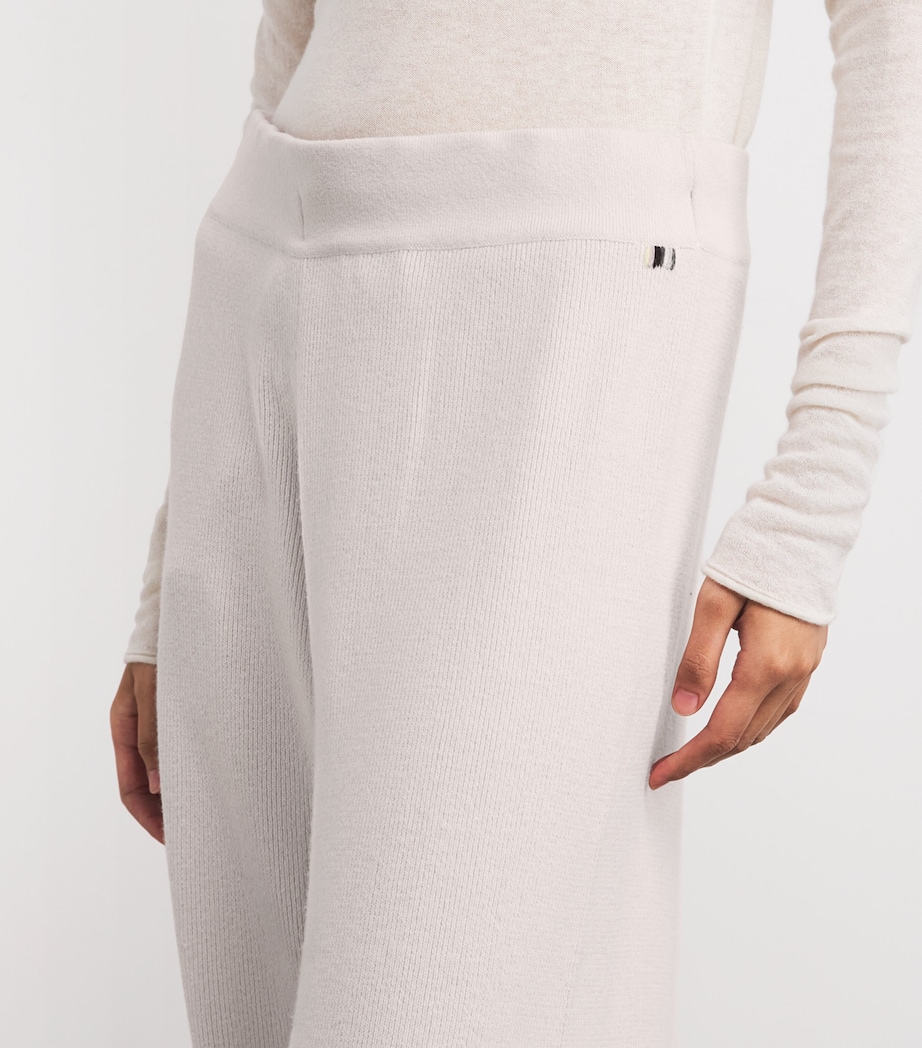 Cashmere-Blend No.387 Strut Short Sweatpants CHALK Image 6