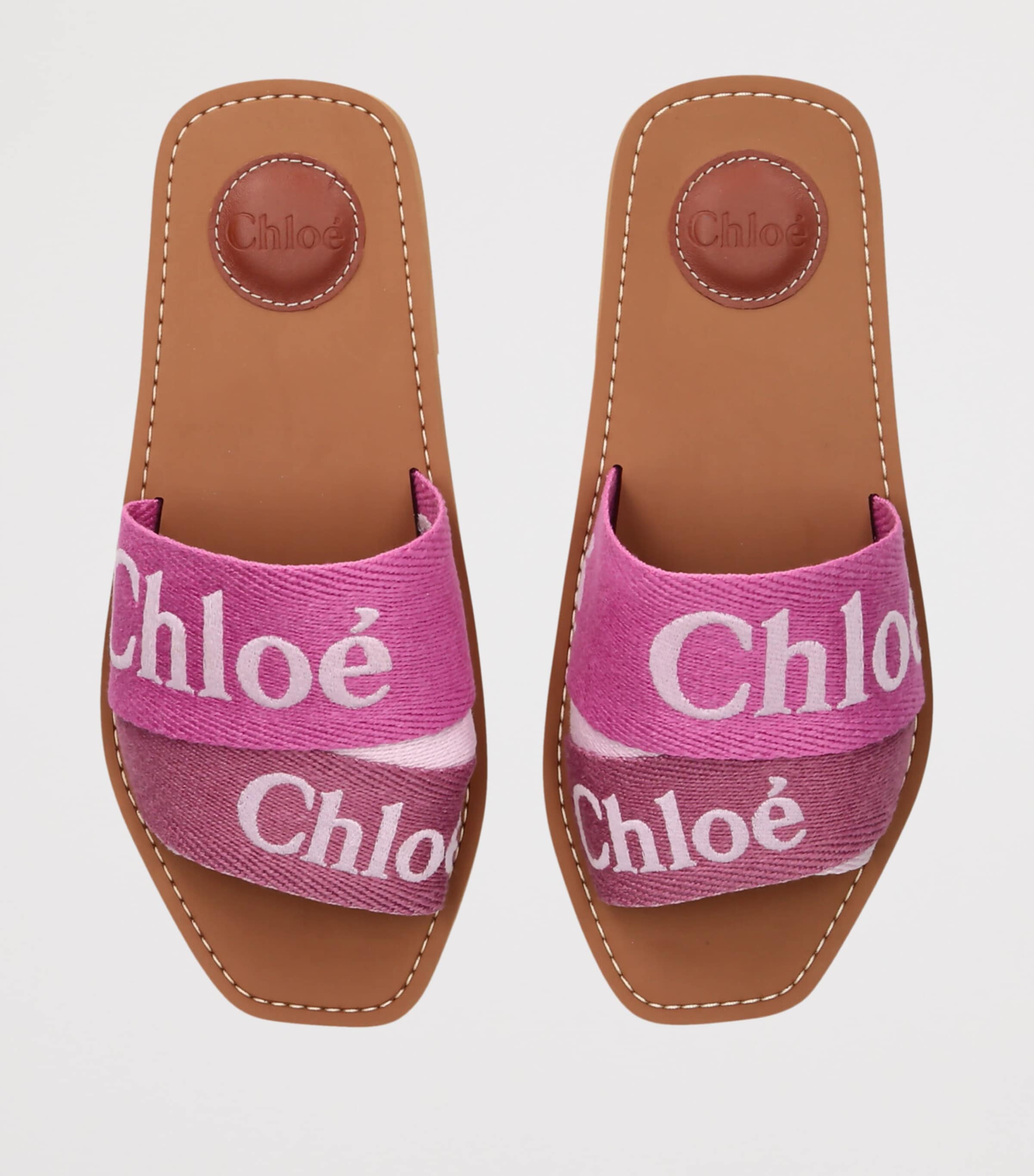 Chloé Woody Mules Lilac Image 4