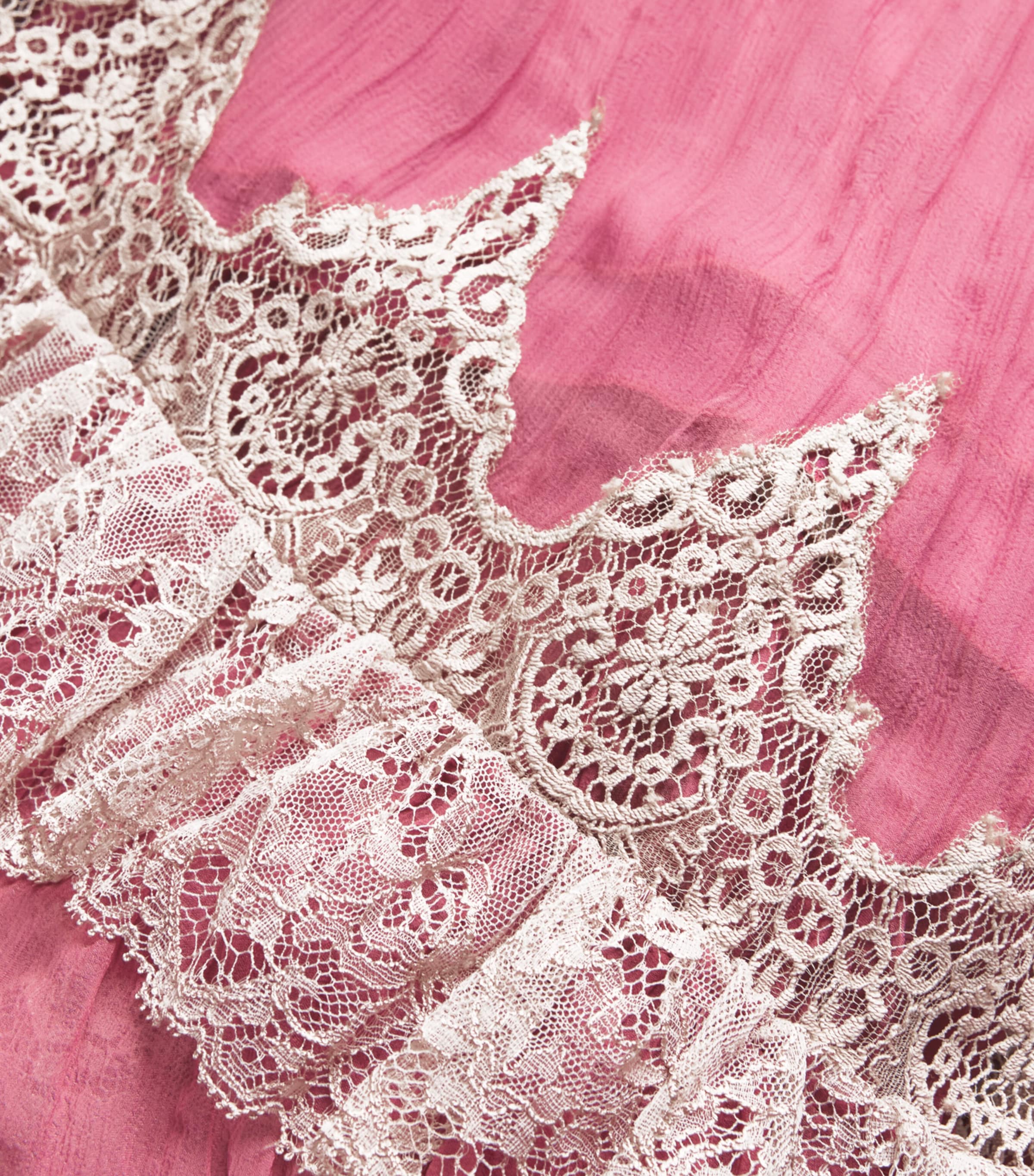 Puff-Sleeve Maxi Dress DIVINE RED Image 5