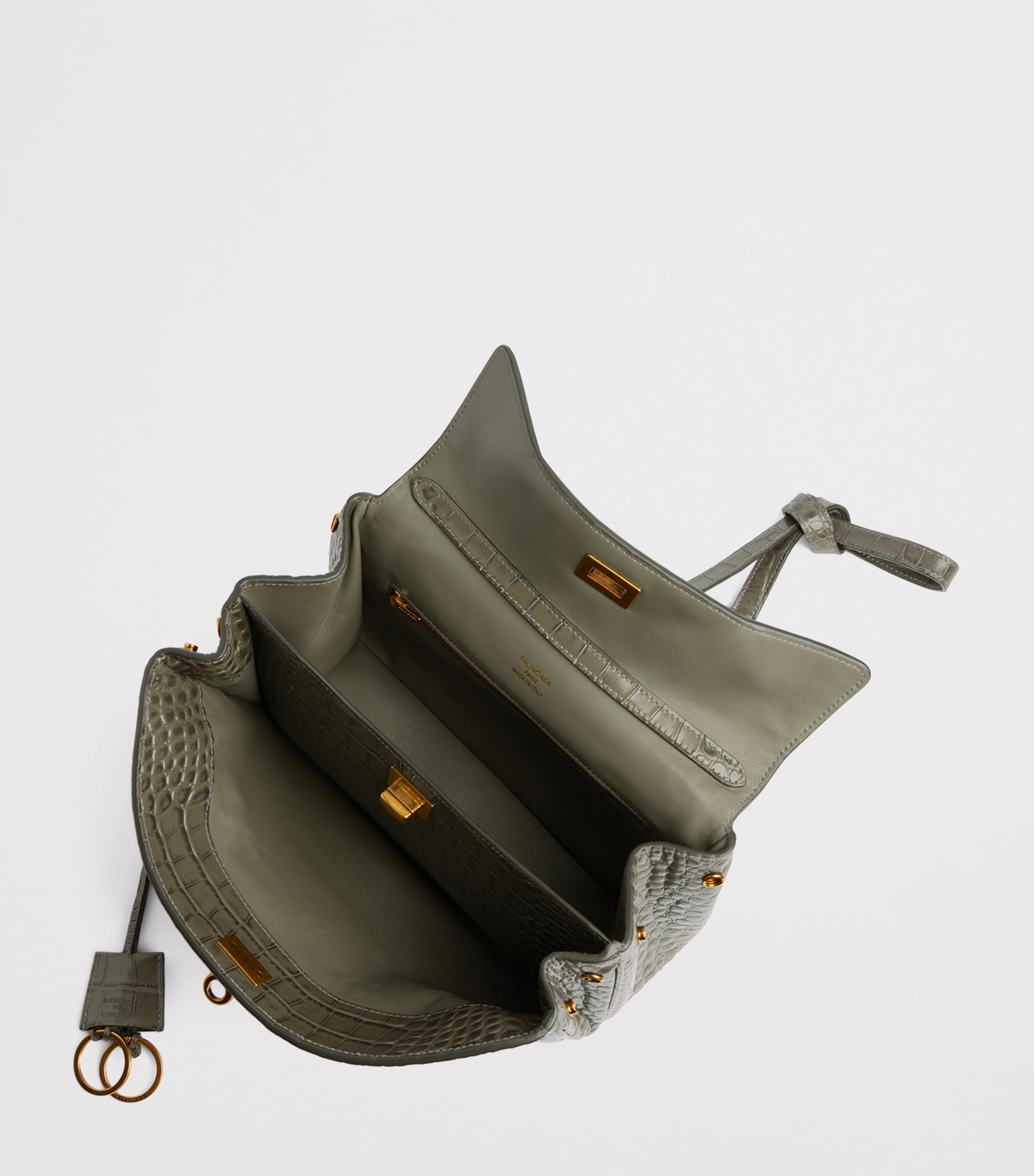 Embossed Leather Rodeo Shoulder Bag 3258 Image 5