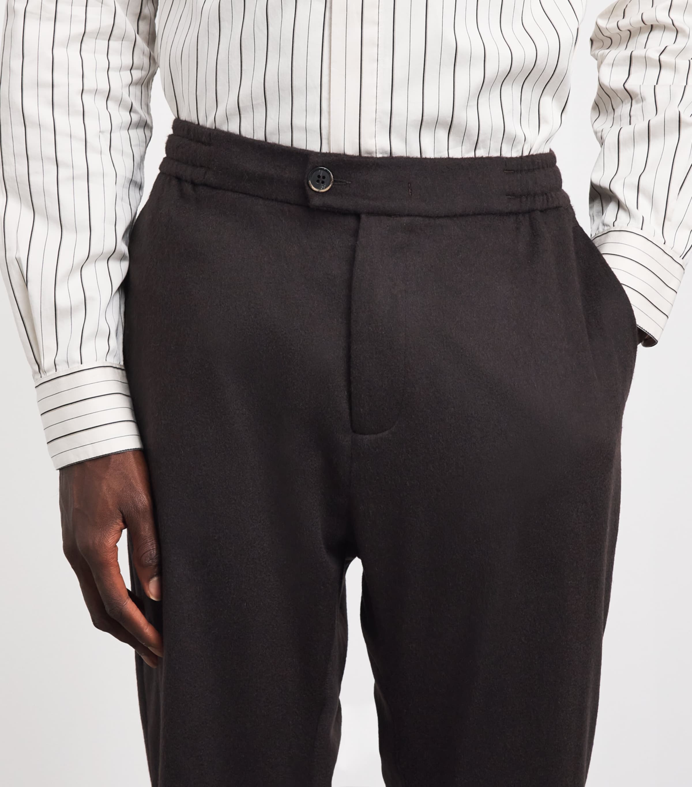 Barena Mens Cashmere Straight Trousers Bruno Image 3