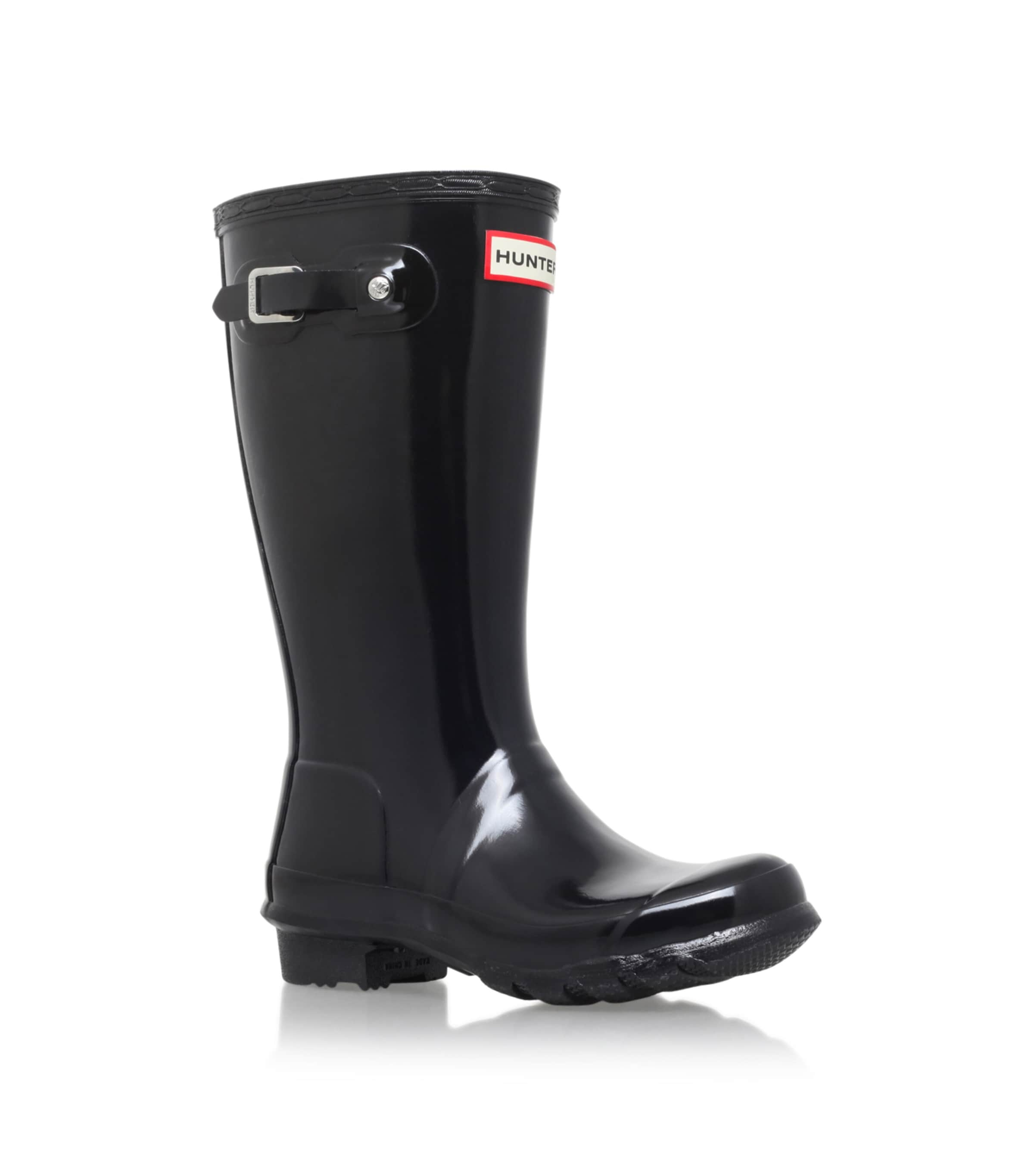 Shop Hunter Original Gloss Wellington Boots In Black