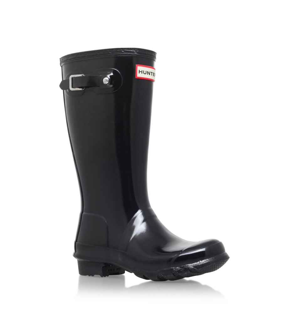 Original Gloss Wellington Boots BLACK Image 1