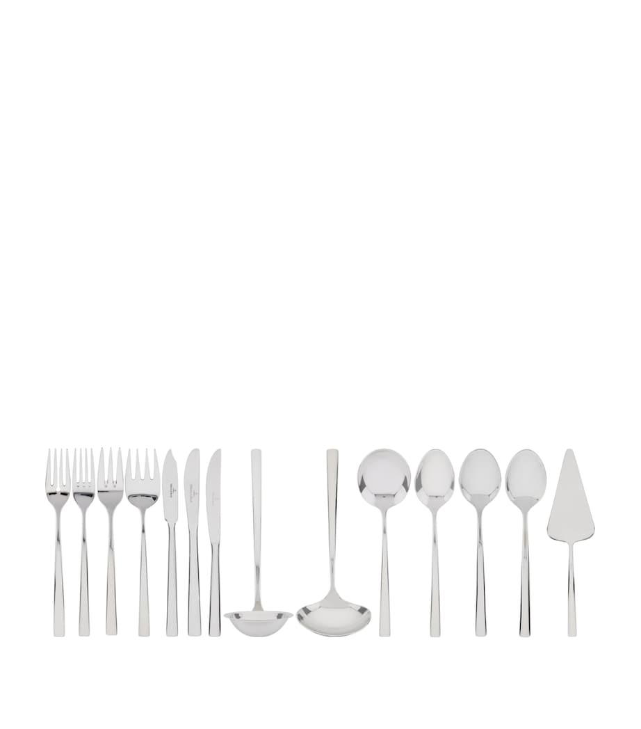 Piemont 113-Piece Cutlery Lunch Set SILVER Image 3