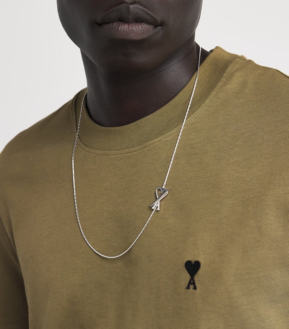 Logo Pendant Necklace 900 - ARGENT Image 3