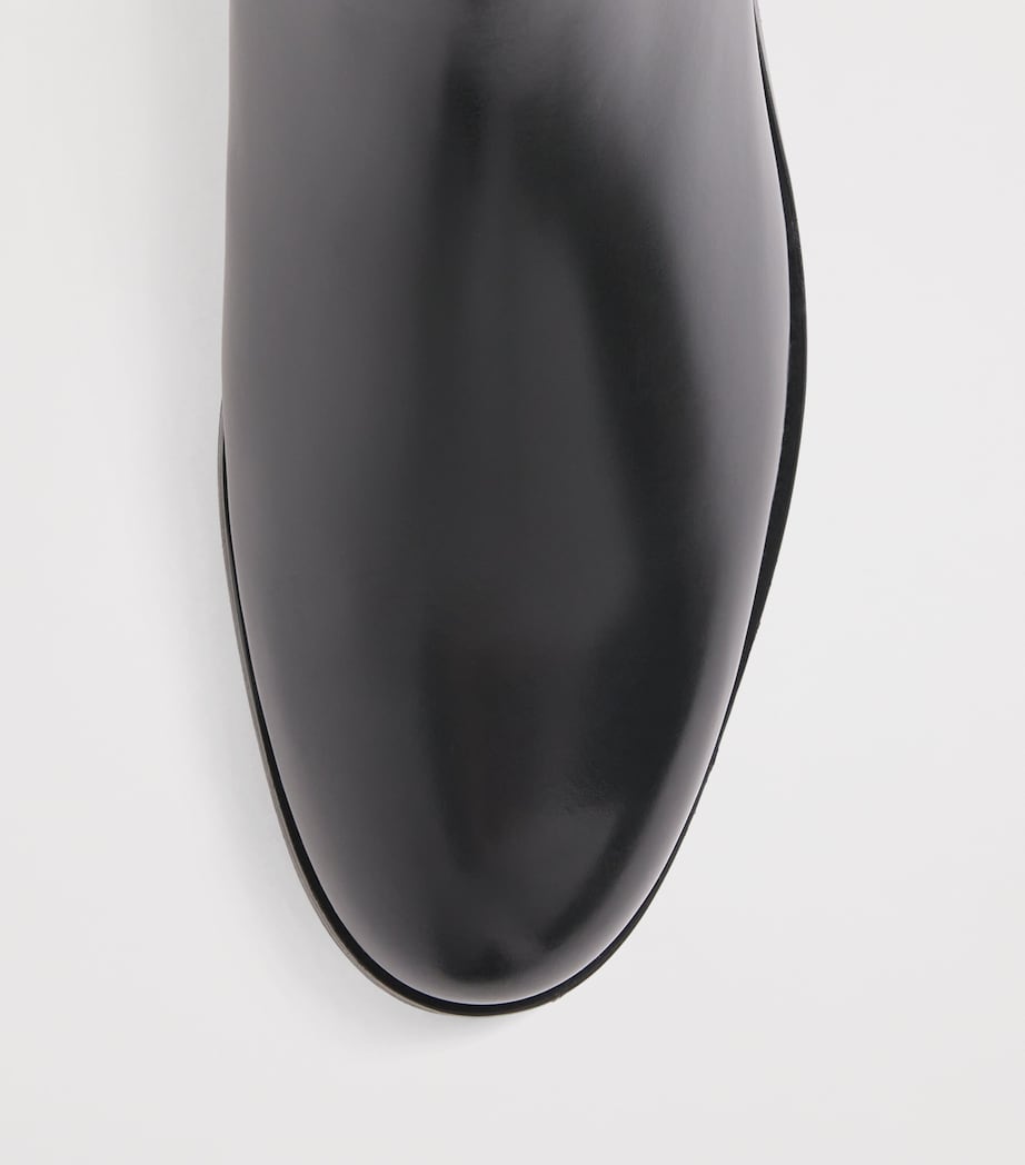 Sandro Paris Leather Chelsea Boots Black Image 6