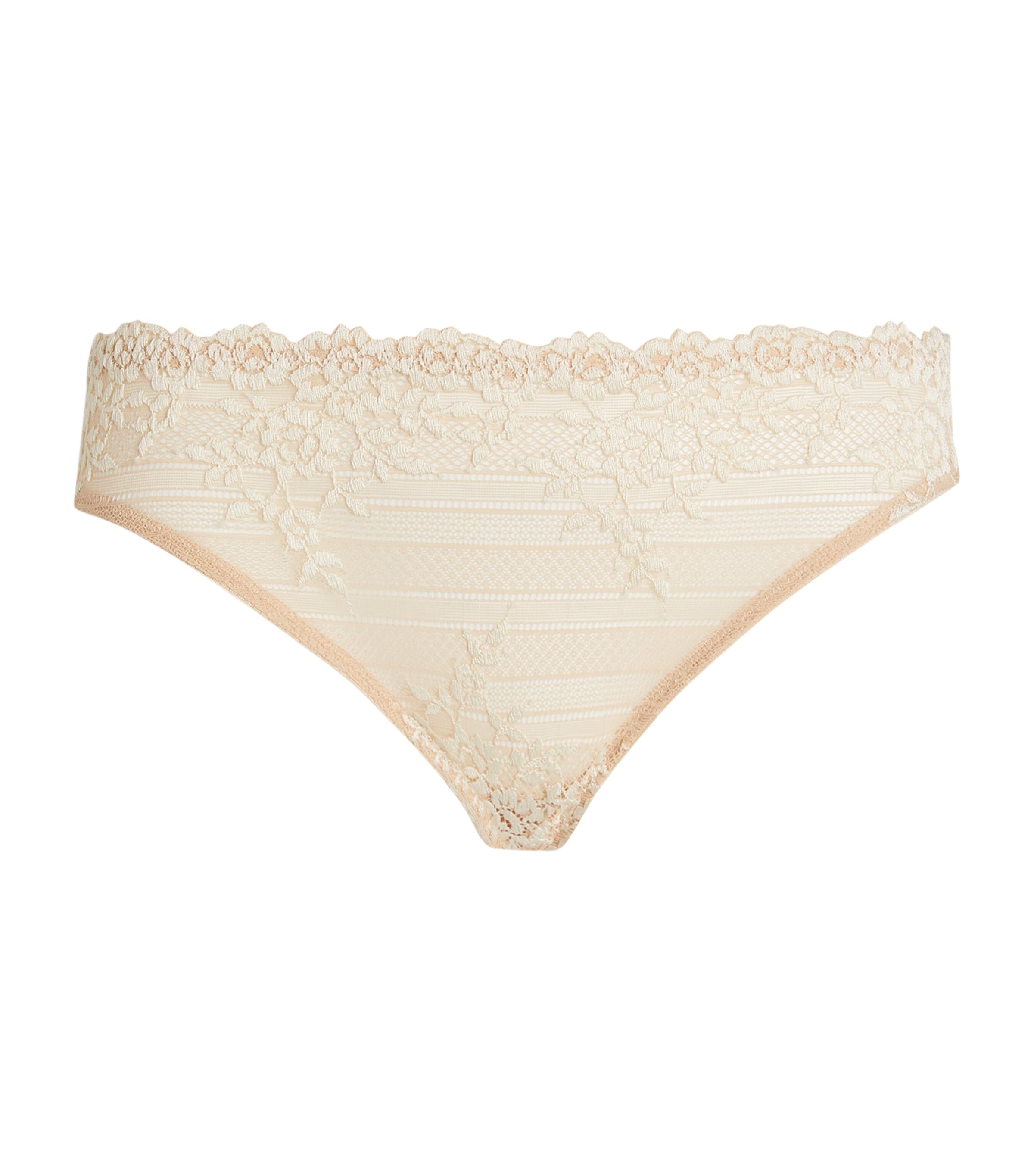Wacoal Embrace Lace Bikini Briefs In Nude