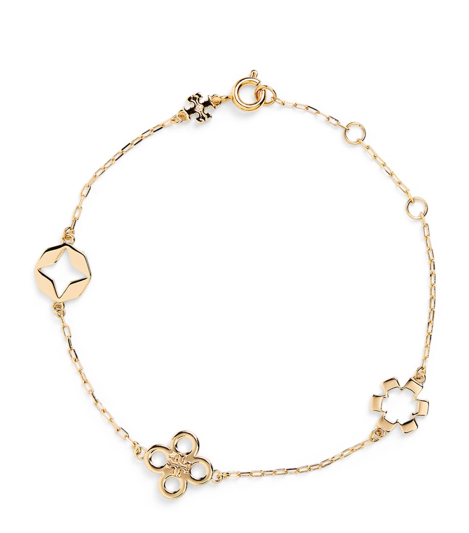 Gold-Plated Forget Me Not Bracelet TORY GOLD Image 1