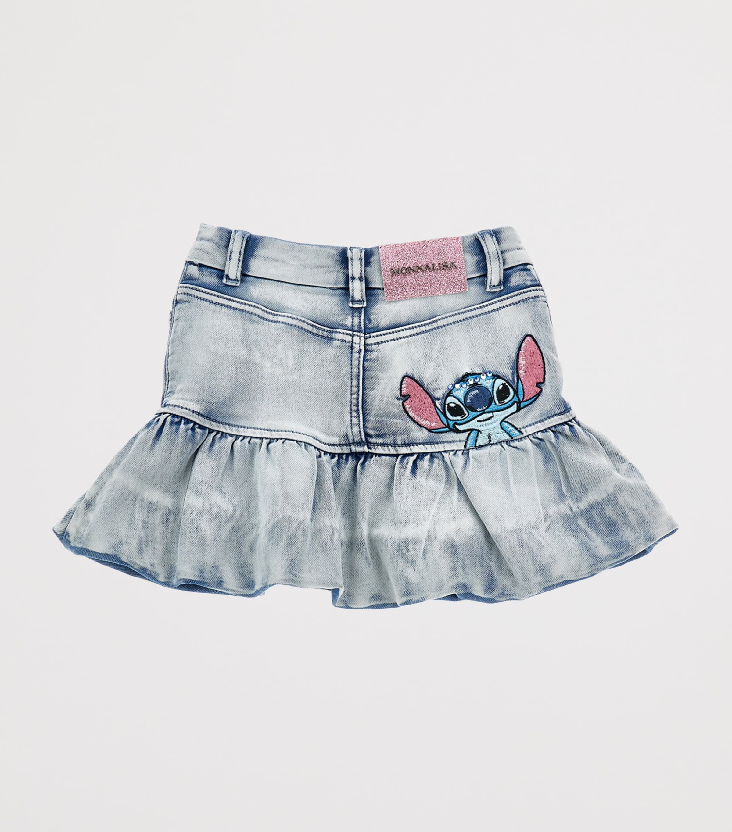 x Disney Stitch Skirt (2-12 Years) STONE BLEACH Image 2