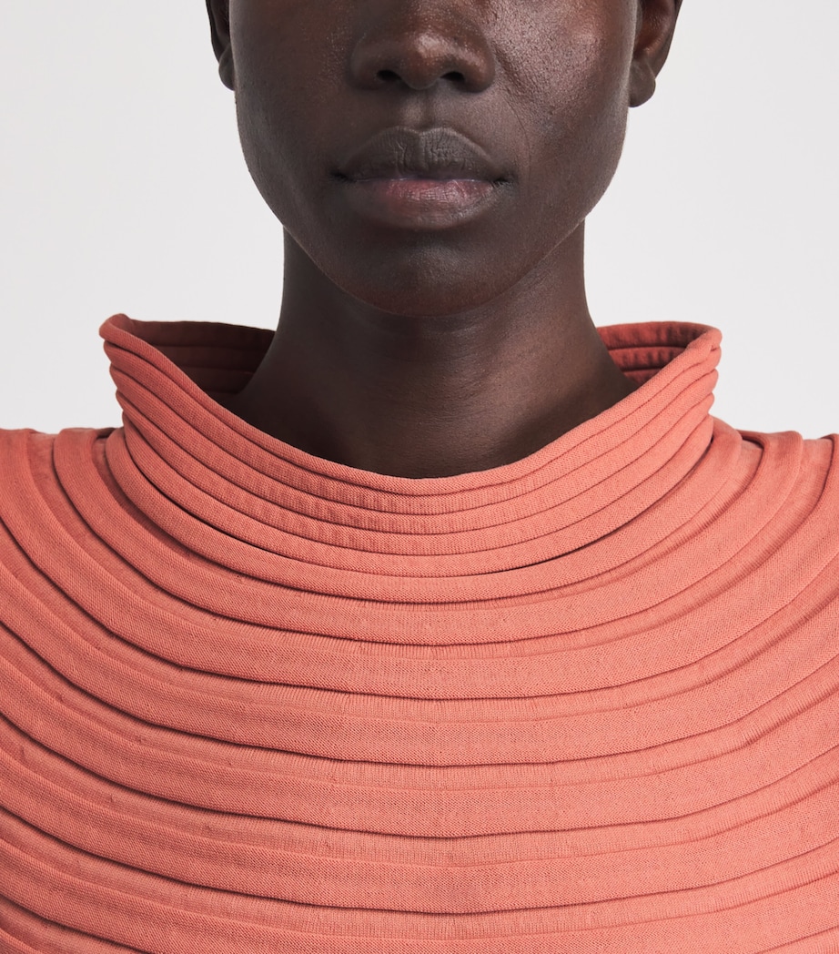 Bounce Knit Top CORAL PINK Image 6