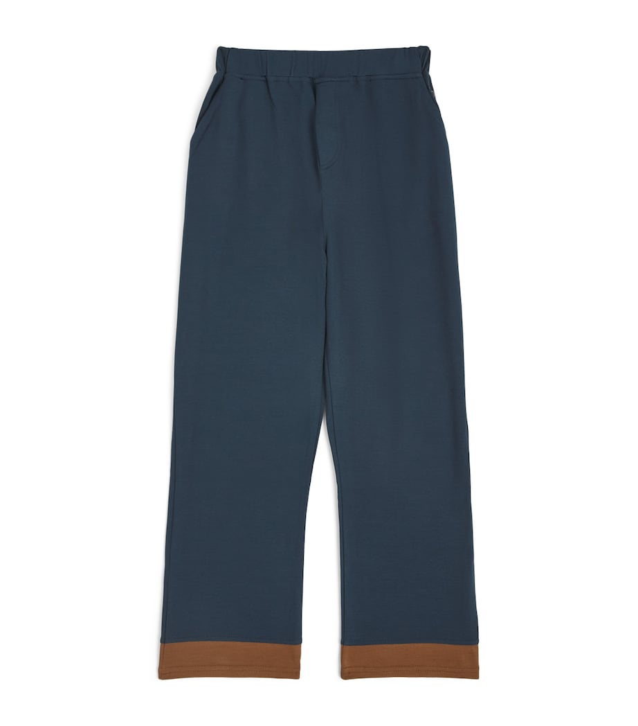 Homebody Kids Jersey Marlow Pyjama Bottoms (4-16 Years) Navy Image 1
