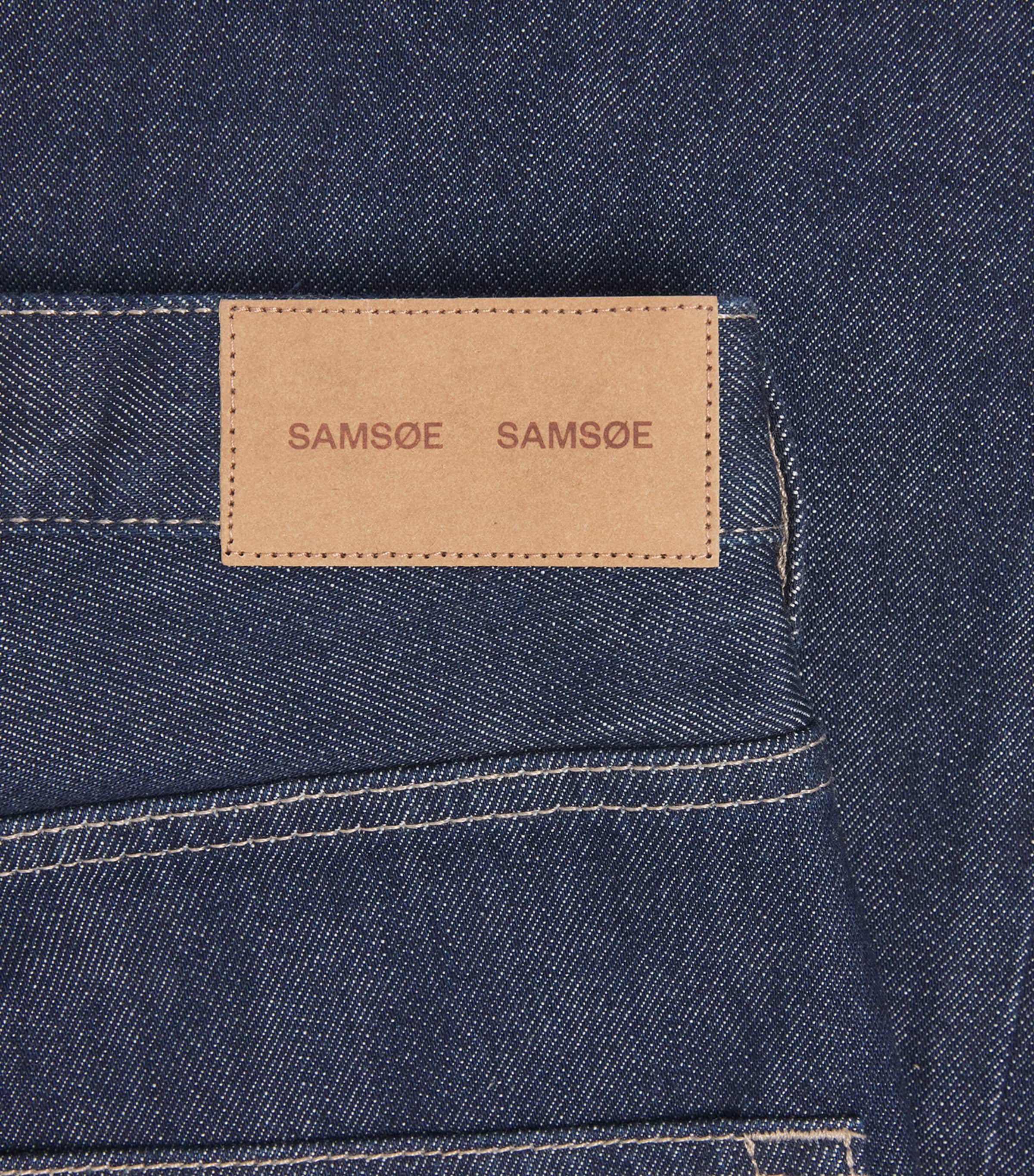 Samsøe Samsøe Mens Roger Straight Jeans Dark Lake Image 6