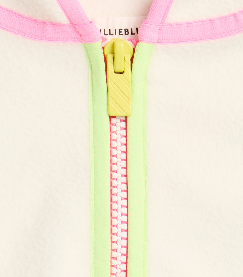 Billieblush Zipped Fleece Cardigan (2-12 Years) Stone Image 2