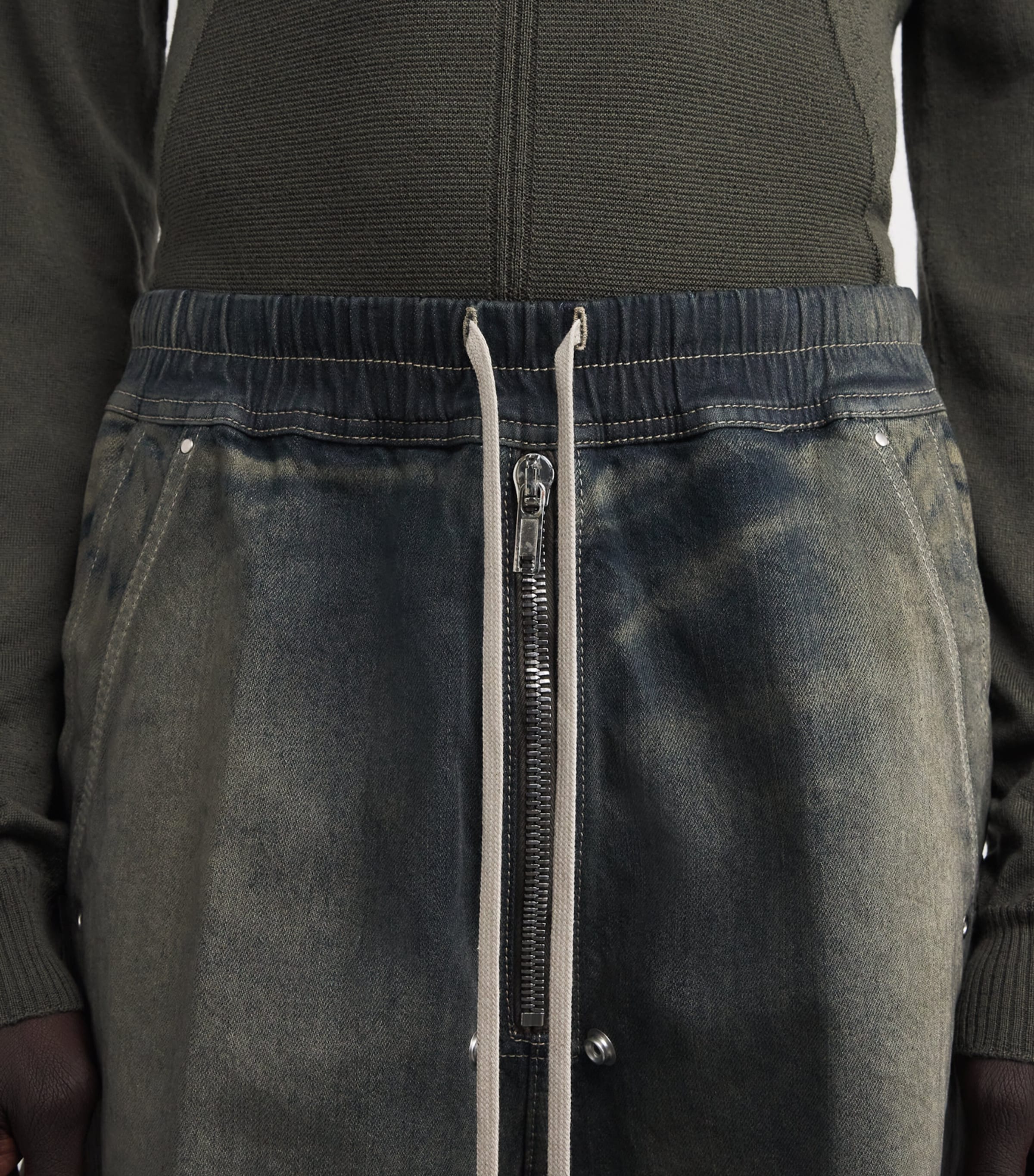 Cotton Bela Wide-Leg Trousers DARKDUST DEGRADE Image 6