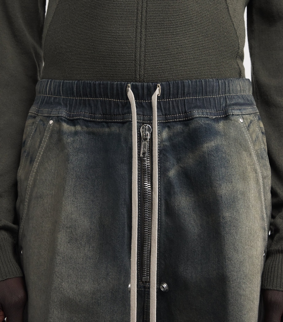 Cotton Bela Wide-Leg Trousers DARKDUST DEGRADE Image 6