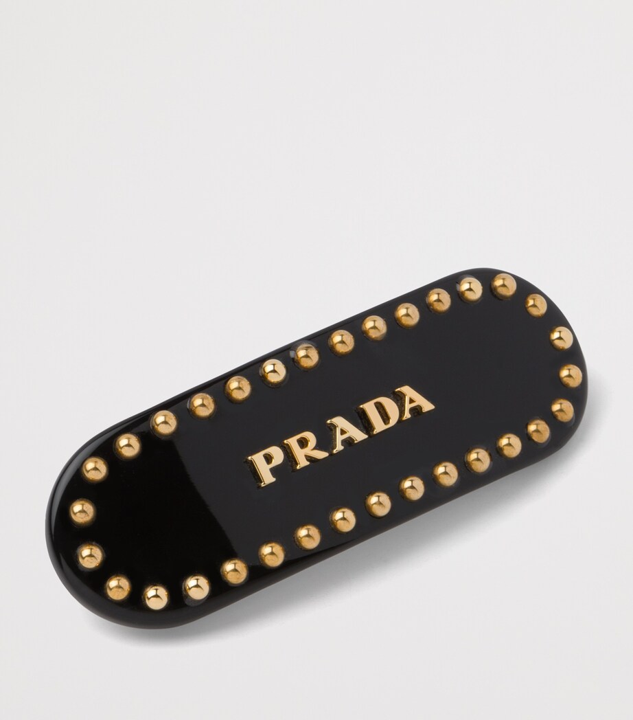 Prada Logo Hair Clip Image 3