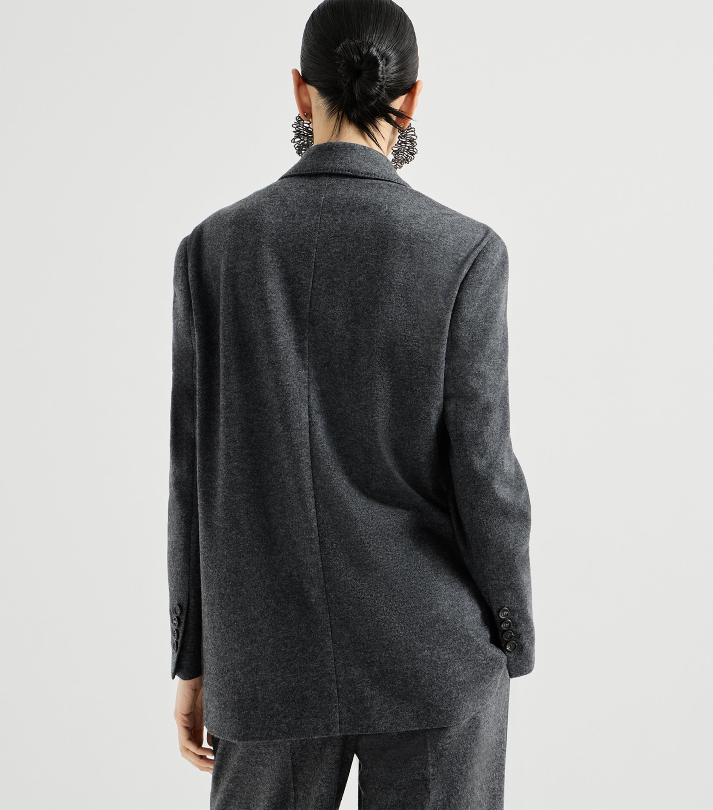 Brunello Cucinelli Womens Cashmere Jersey Blazer Image 5