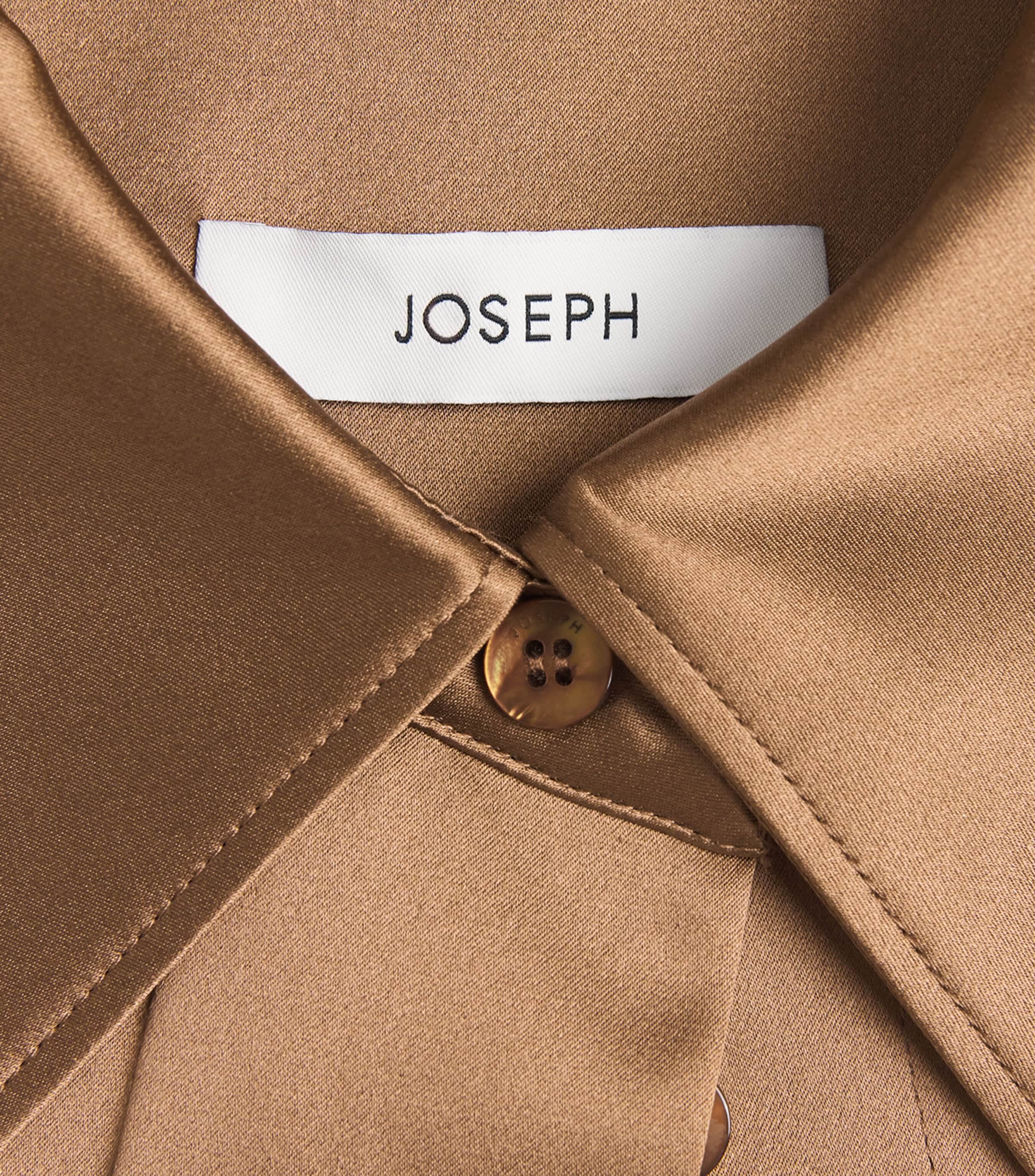 Joseph Womens Silk Childs Blouse Cinnamon Image 5