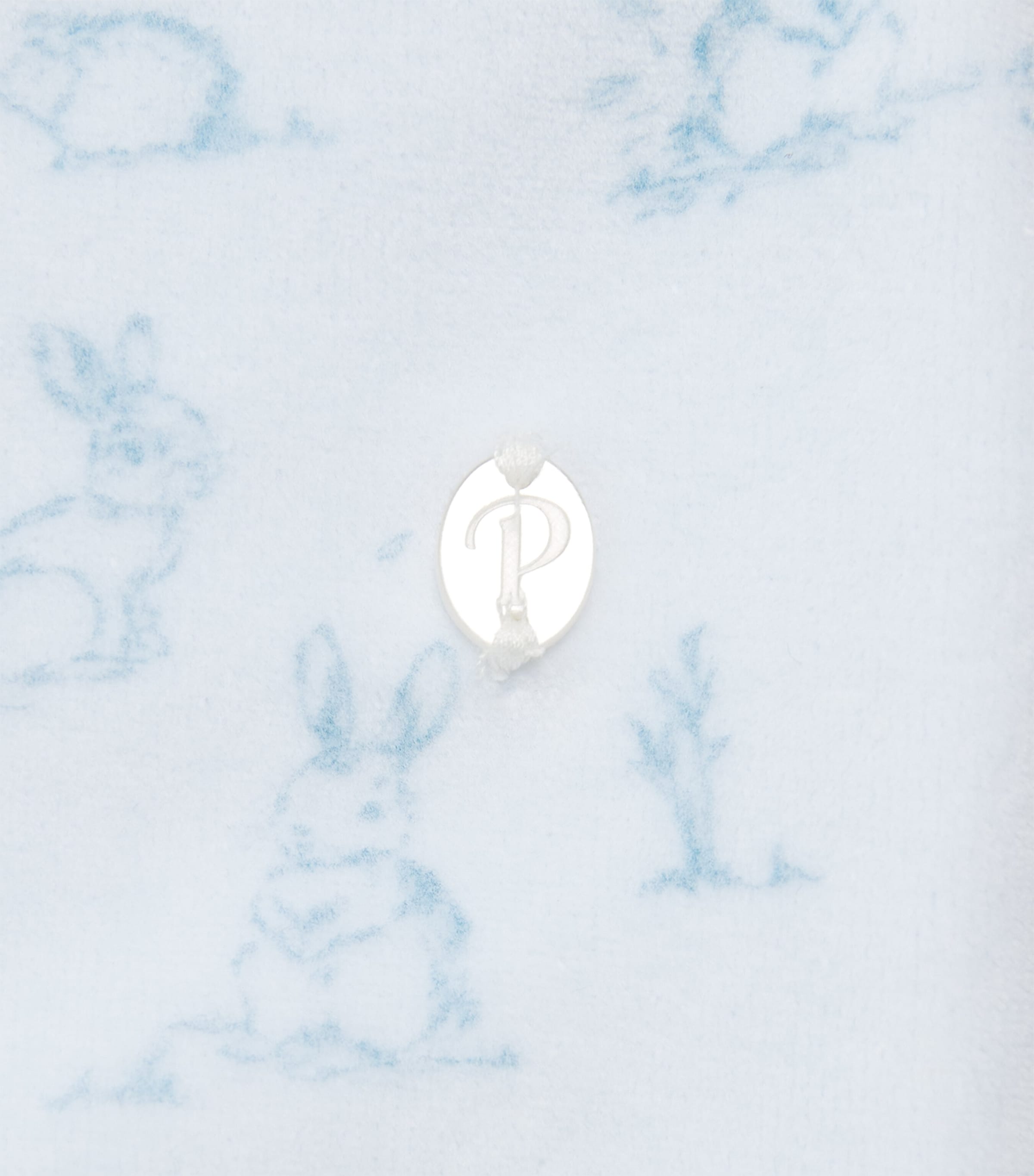 Patachou Collar Printed All-In-One (0-24 Months) Indigo Image 2