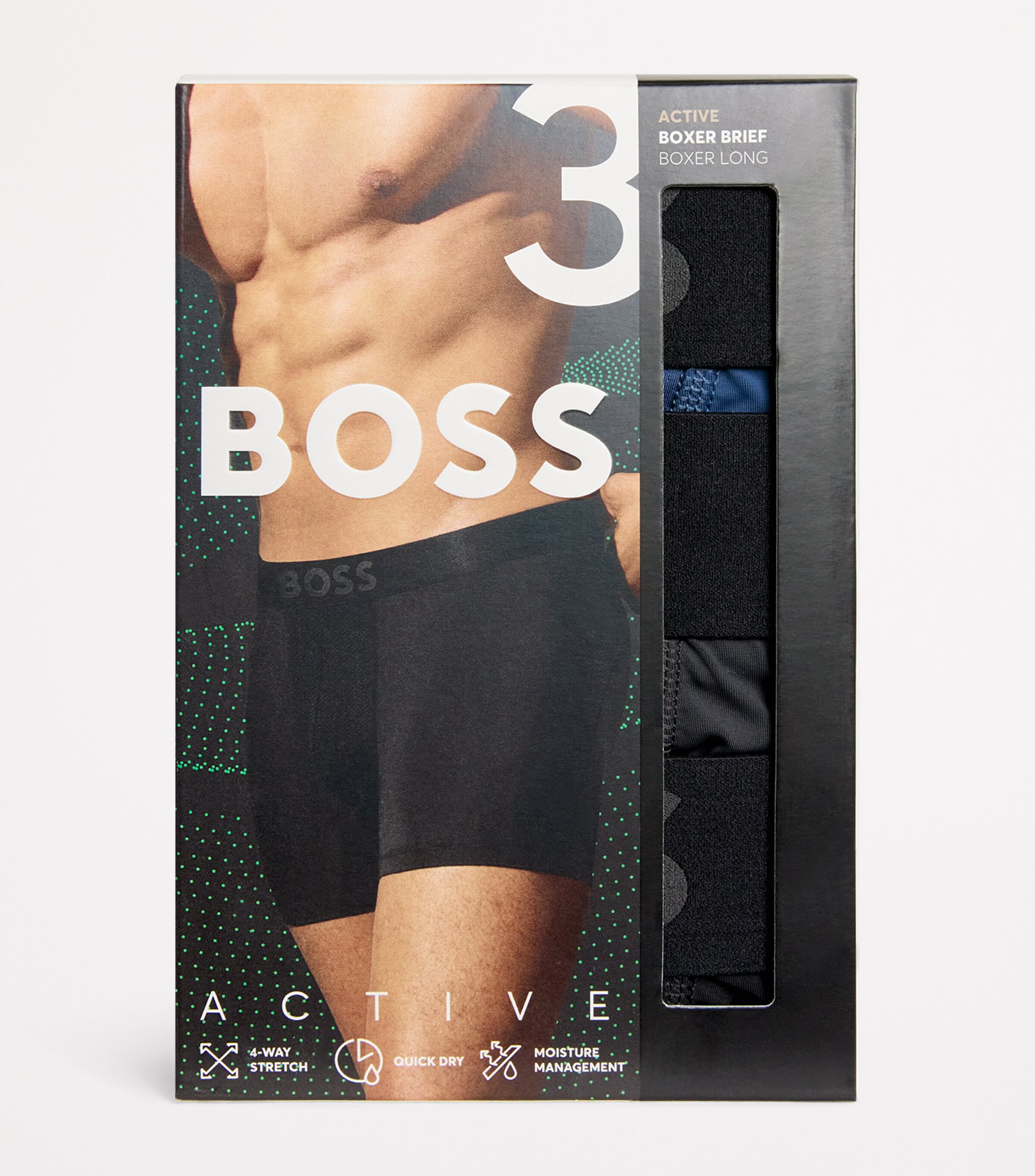 Logo-Band Active Boxer Briefs (Pack of 3) 982-OPEN MISC Image 4