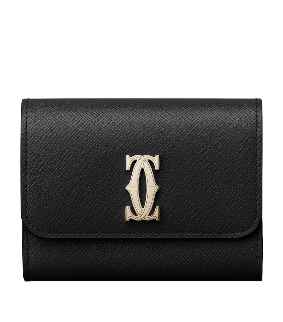 Cartier Mini Leather C de Cartier Wallet Black Image 1