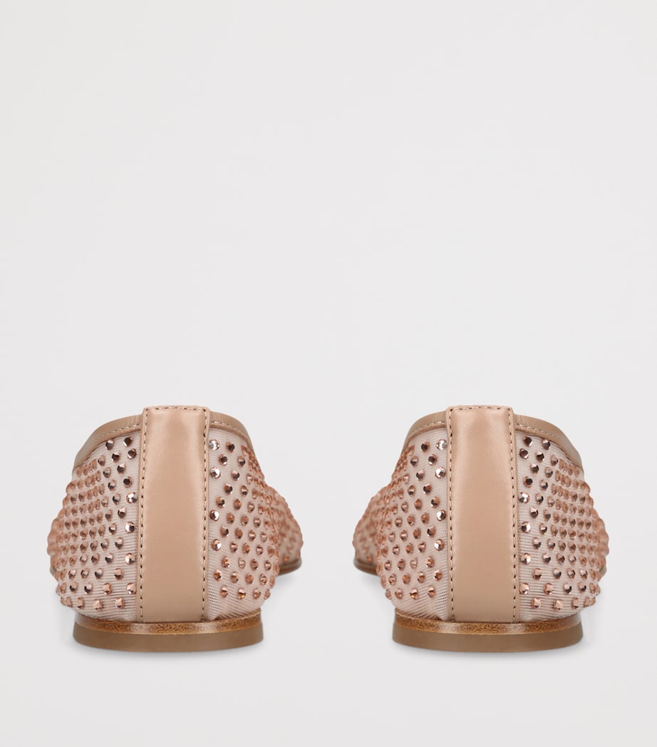 Embellished Balla Ballet Flats BLUSH Image 2