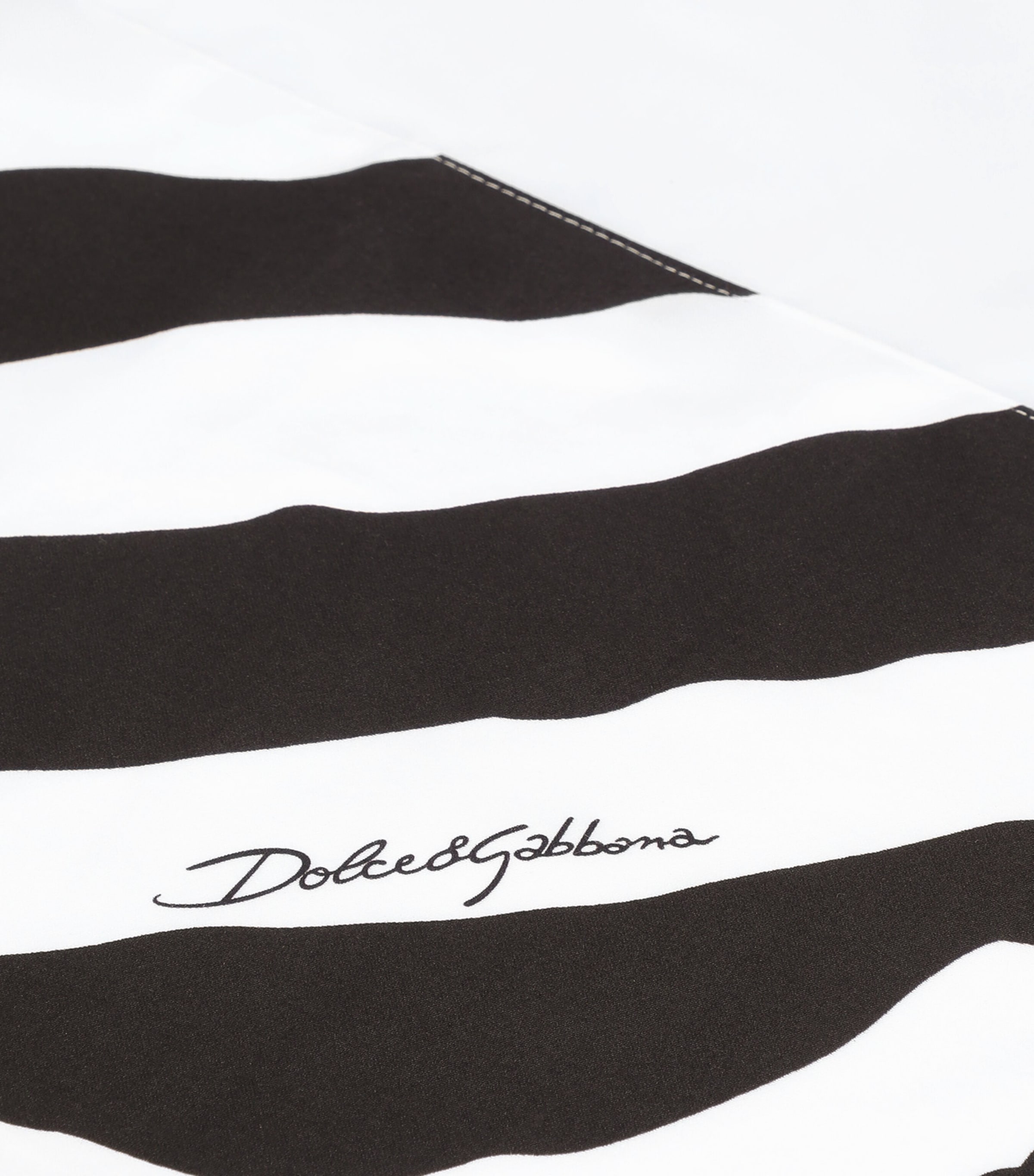 Set of 2 Cotton Zebra Pillowcases (50cm x 80cm) UZ024-BIANCO/ZEBRA Image 4