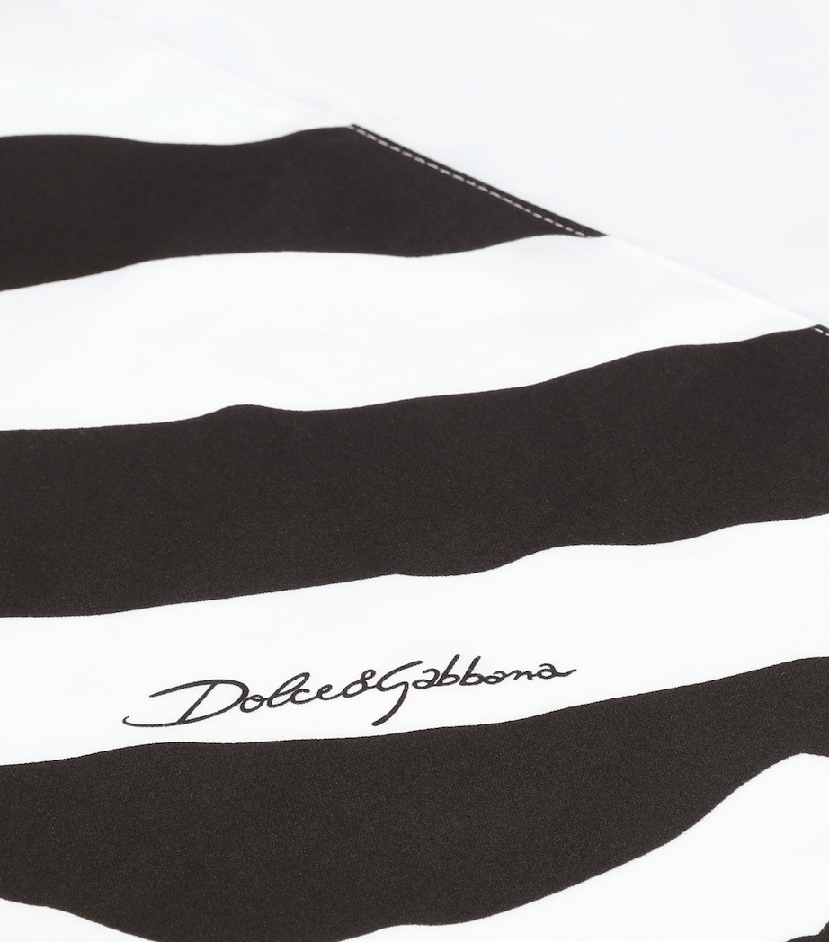 Set of 2 Cotton Zebra Pillowcases (50cm x 80cm) UZ024-BIANCO/ZEBRA Image 4