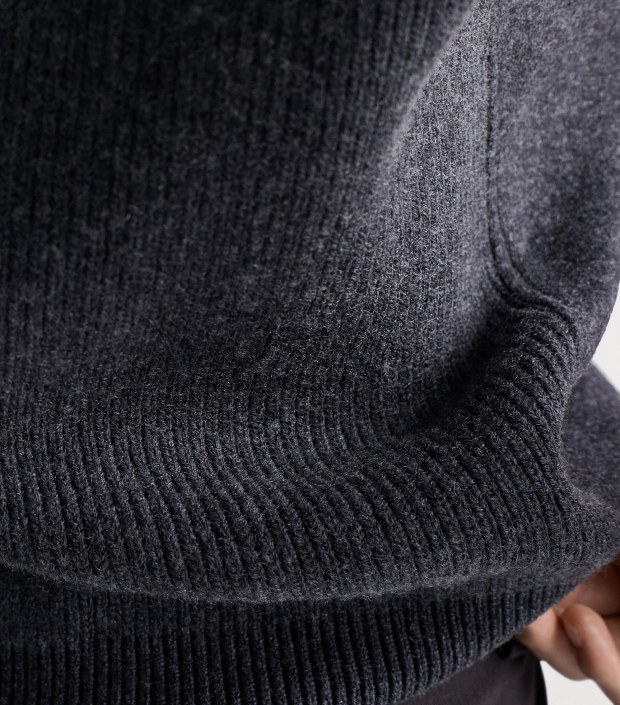 Wool-Cashmere Hooded Gilet F0AGF Image 4