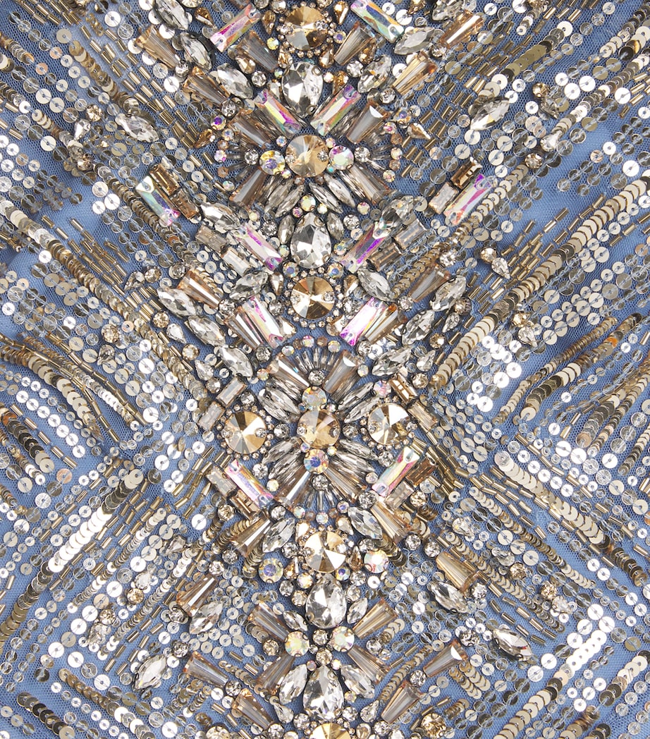 Sequin Wiona Gown DENIM 2148 Image 5