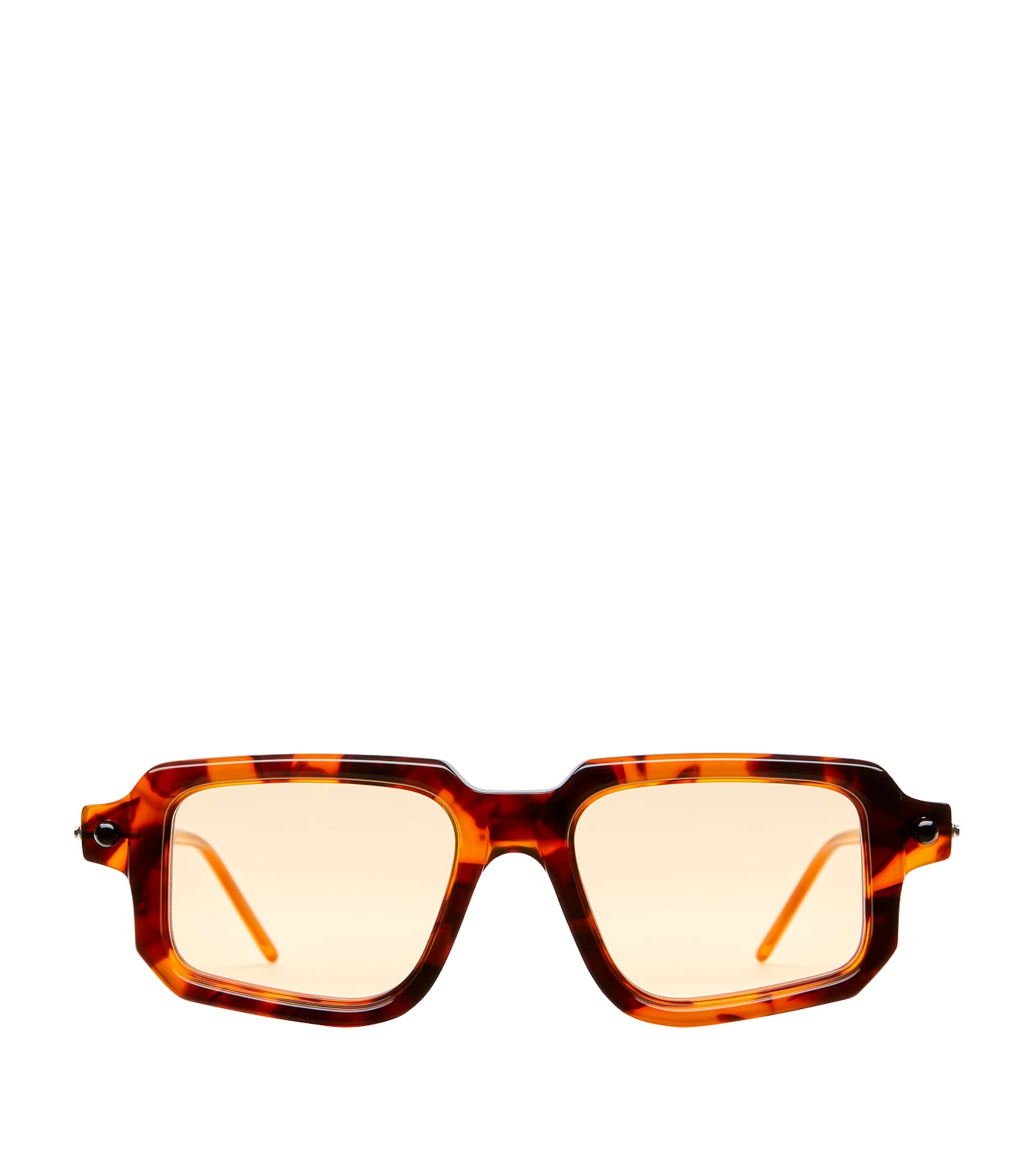 Kuboraum Acetate Mask P23 Sunglasses Light Orange Image 1