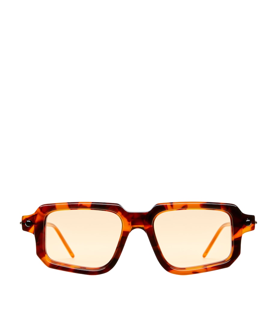 Kuboraum Acetate Mask P23 Sunglasses Light Orange Image 1