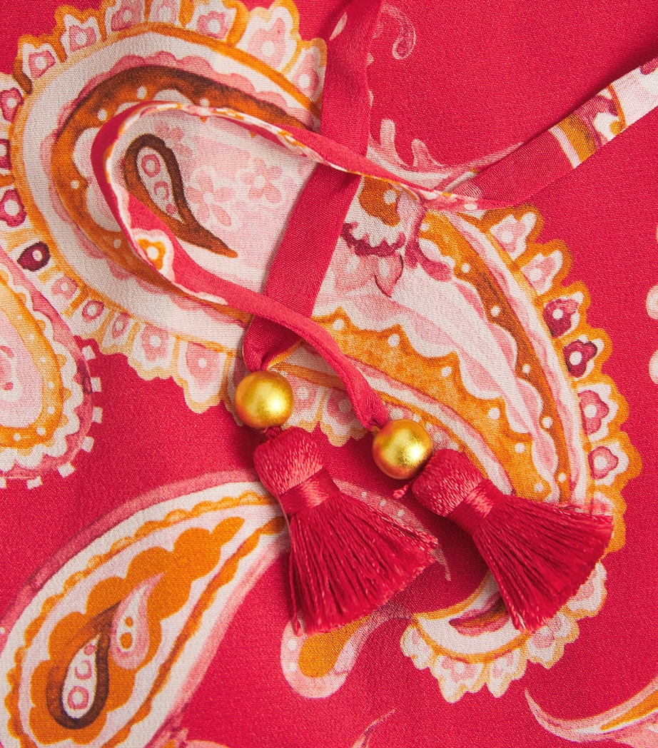 Silk Jimi Maxi Dress JIMI RED Image 5