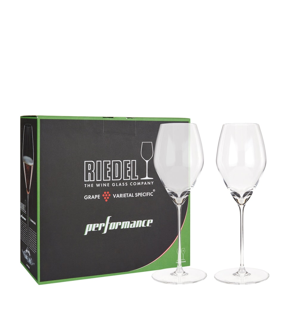 Riedel Crystal Performance Champagne Flutes (Set of 2) Clear