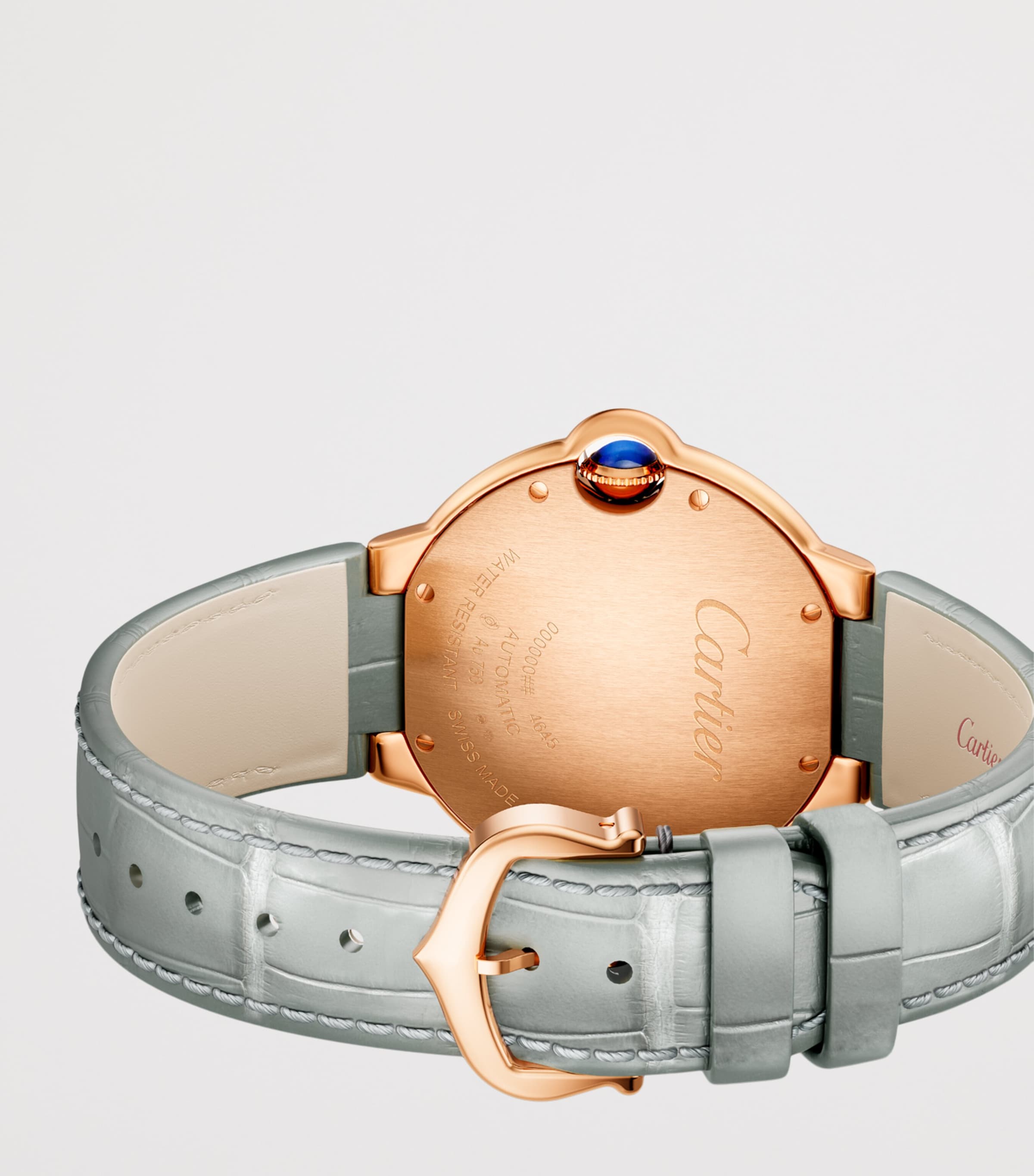 Rose Gold and Diamond Ballon Bleu de Cartier Watch 36mm ROSE GOLD Image 3