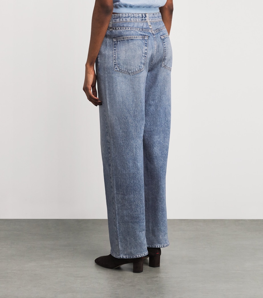 Miramar Low-Rise Wide-Leg Jeans SCRLT Image 4