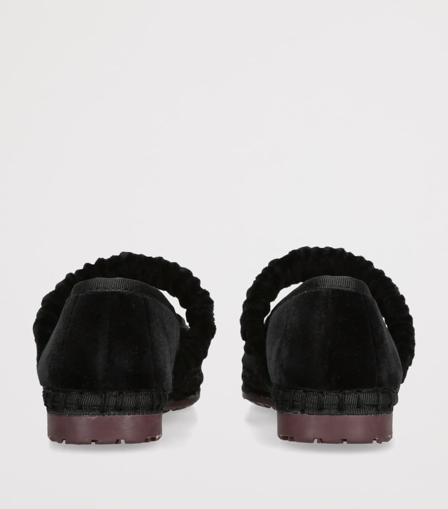 Flabelus Velvet Mafalda Espadrilles Black Image 2