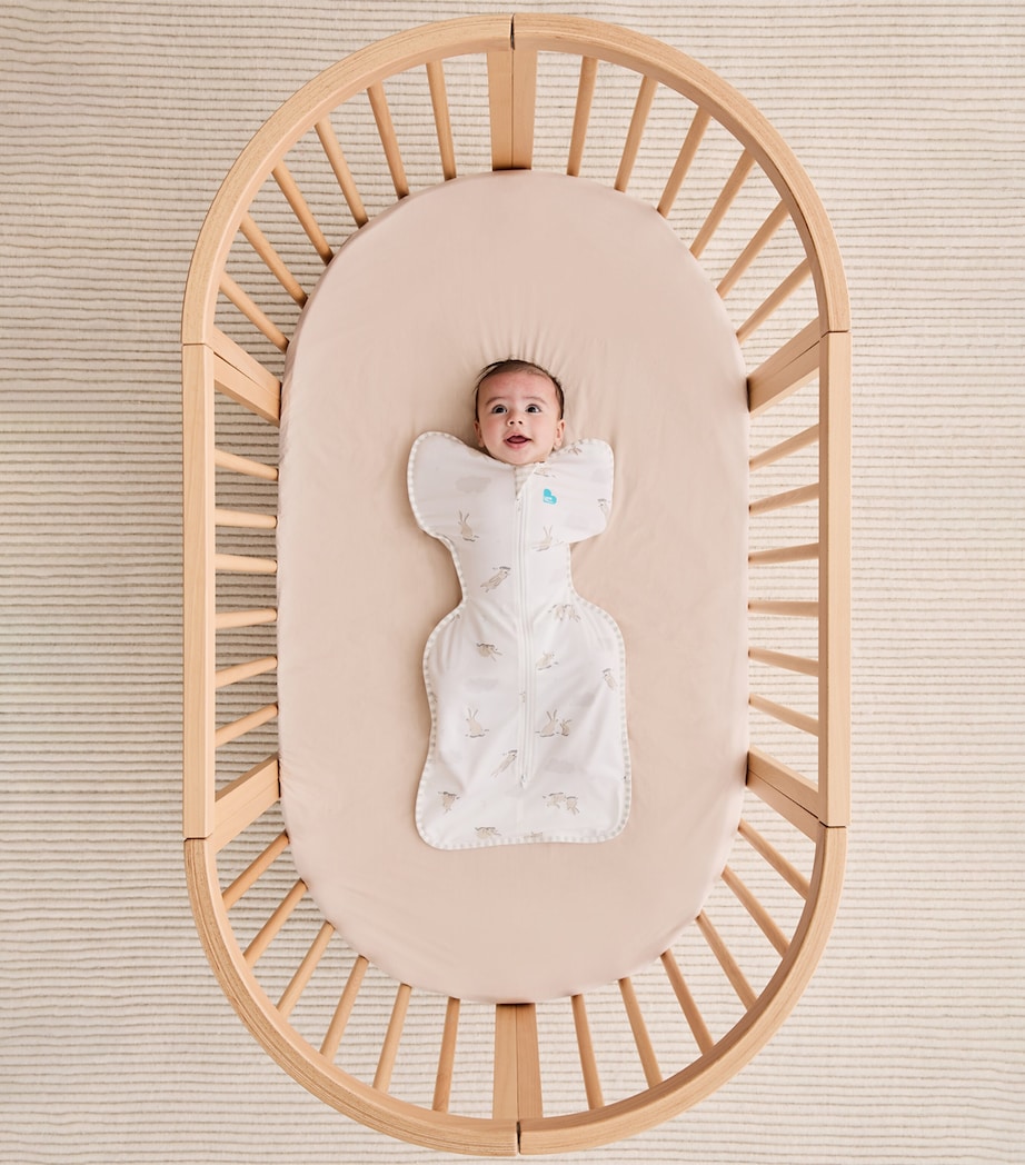 1.0 Tog Cloud Bunny Swaddle (Small) WHITE Image 3