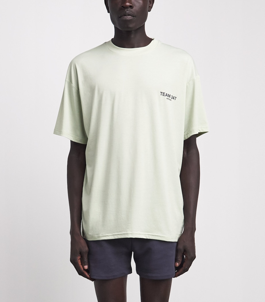 Represent 247 Mens Team 247 T-Shirt Fern/graphene Image 4
