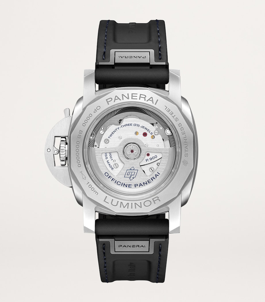 Stainless Steel Luminor Quaranta BiTempo Luna Rossa Watch 40mm BLUE Image 2