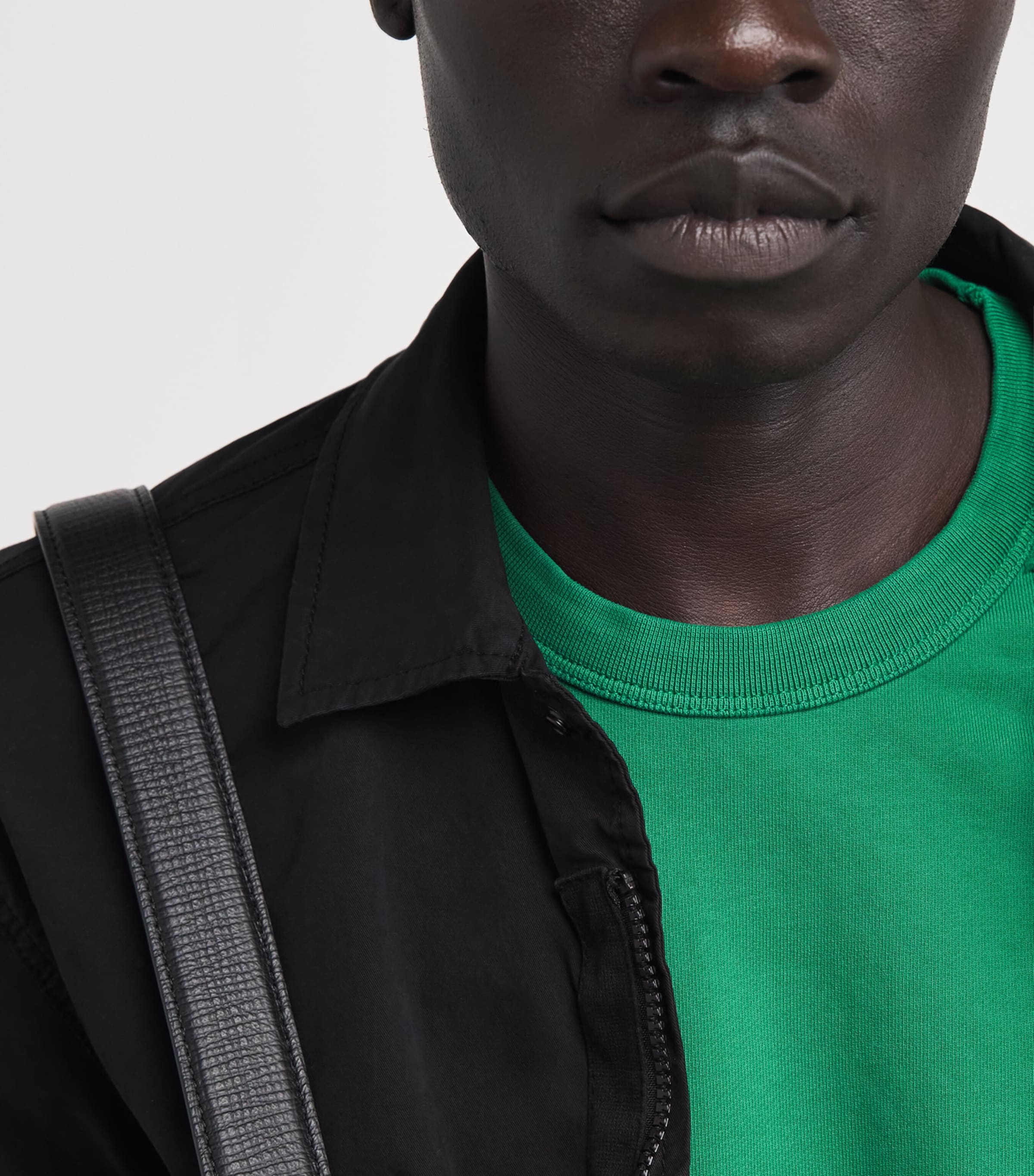 Stone Island Mens Organic Cotton Raglan-Sleeve Sweatshirt Image 3