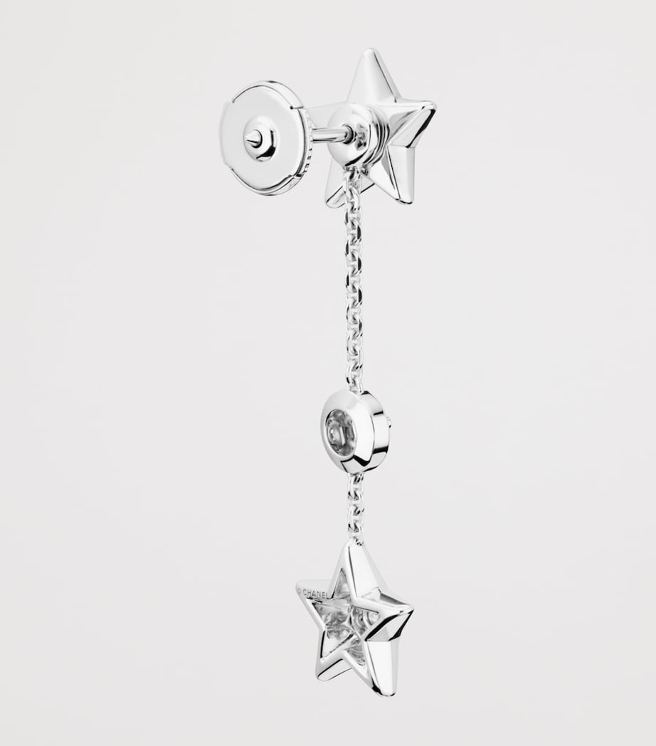 White Gold and Diamond Comète 1932 Transformable Earrings WHITE Image 3